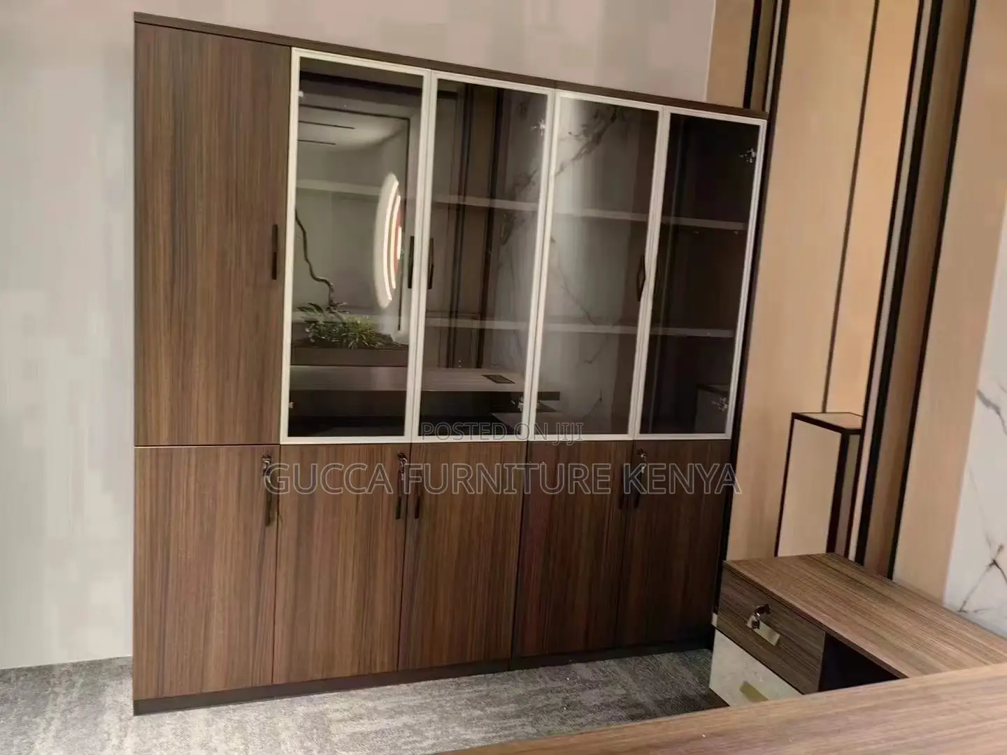 Executive 3-Door Office Cabinet