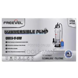Freevel 0.5hp Submersible Water Pump (Qdx1.5-17-370f) - 370w Motor