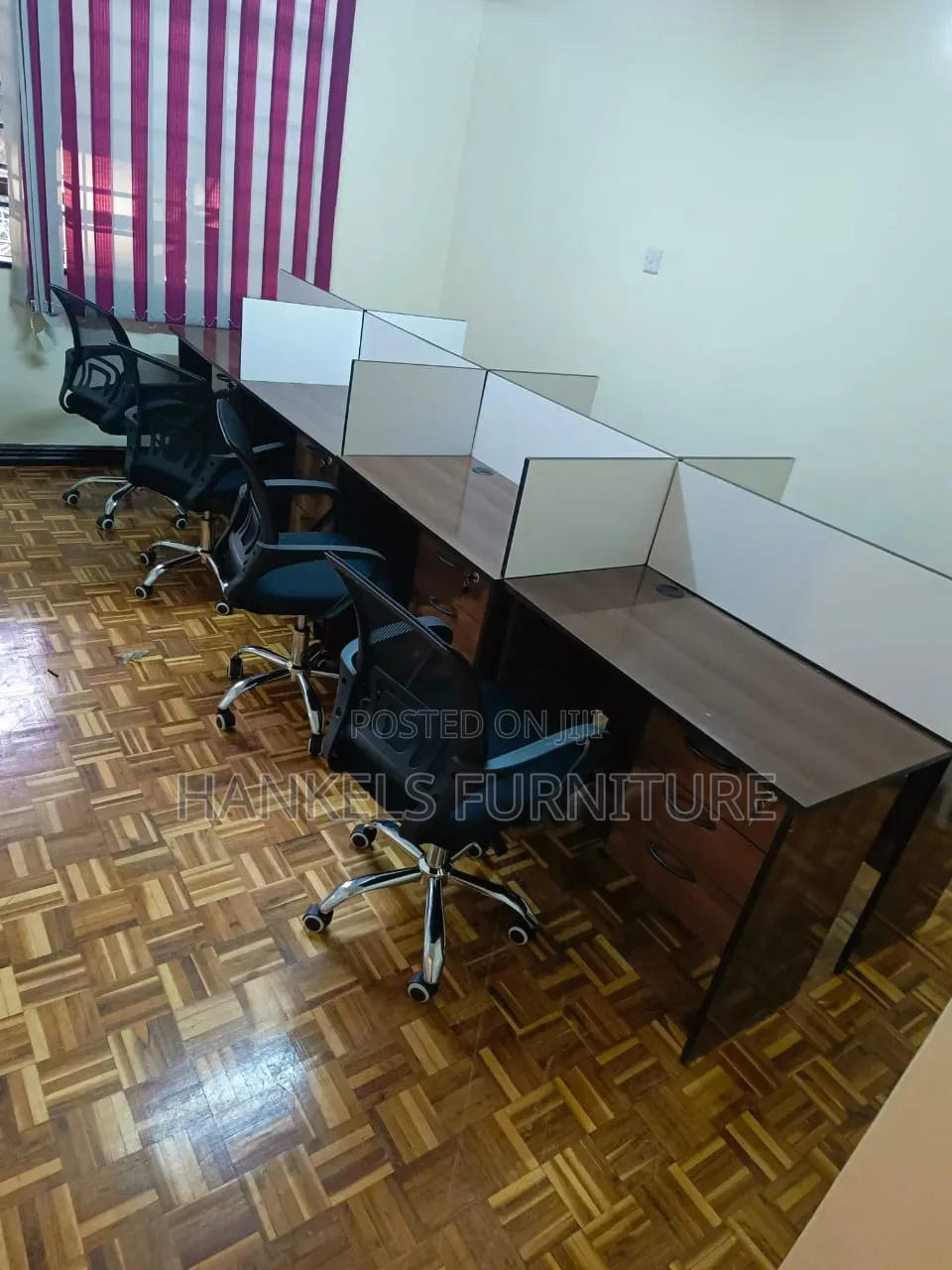 8-Way Workstation – Large Shared Office Desk for Teams