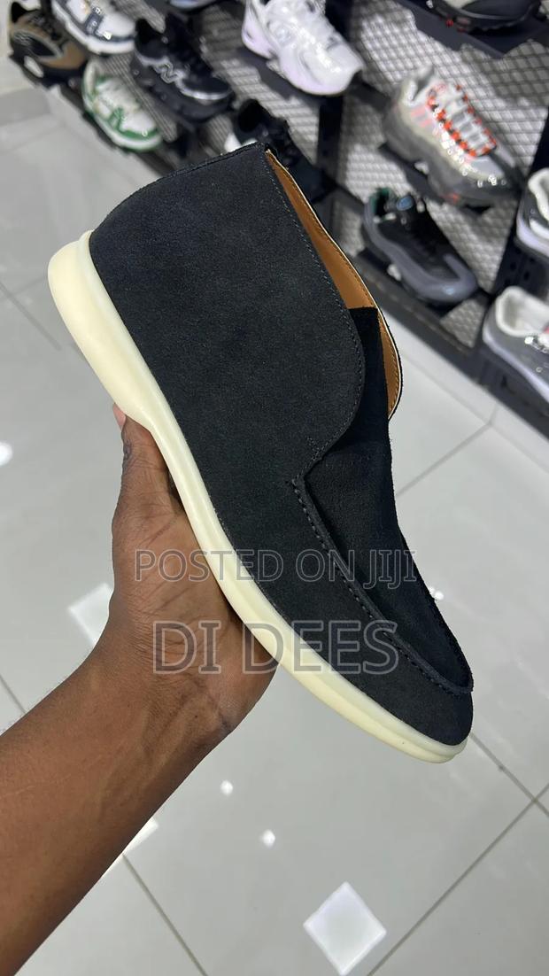 Loro Piana Men's Suede Ankle Boot - thumbnail 4