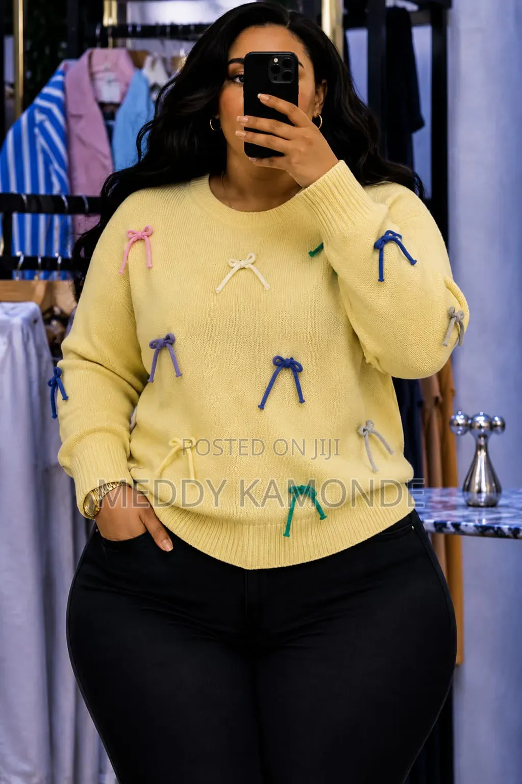 Yellow Sweater/Cardigan