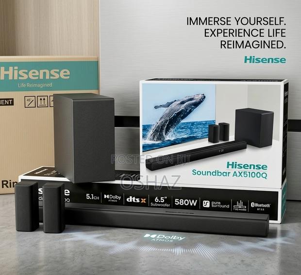 Hisense 580w Soundbar Ax5100q