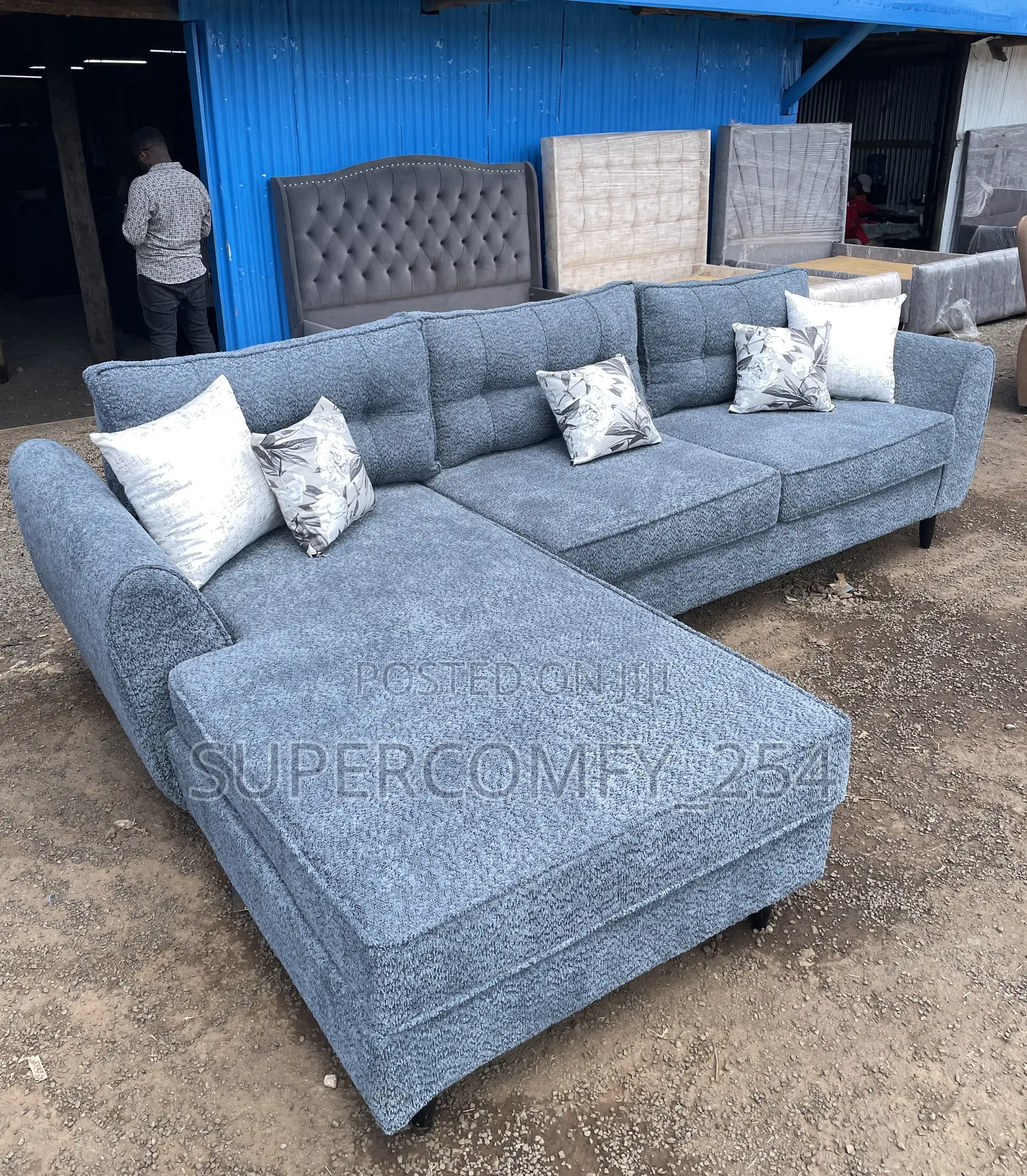L ~ Shape Corner Sofa