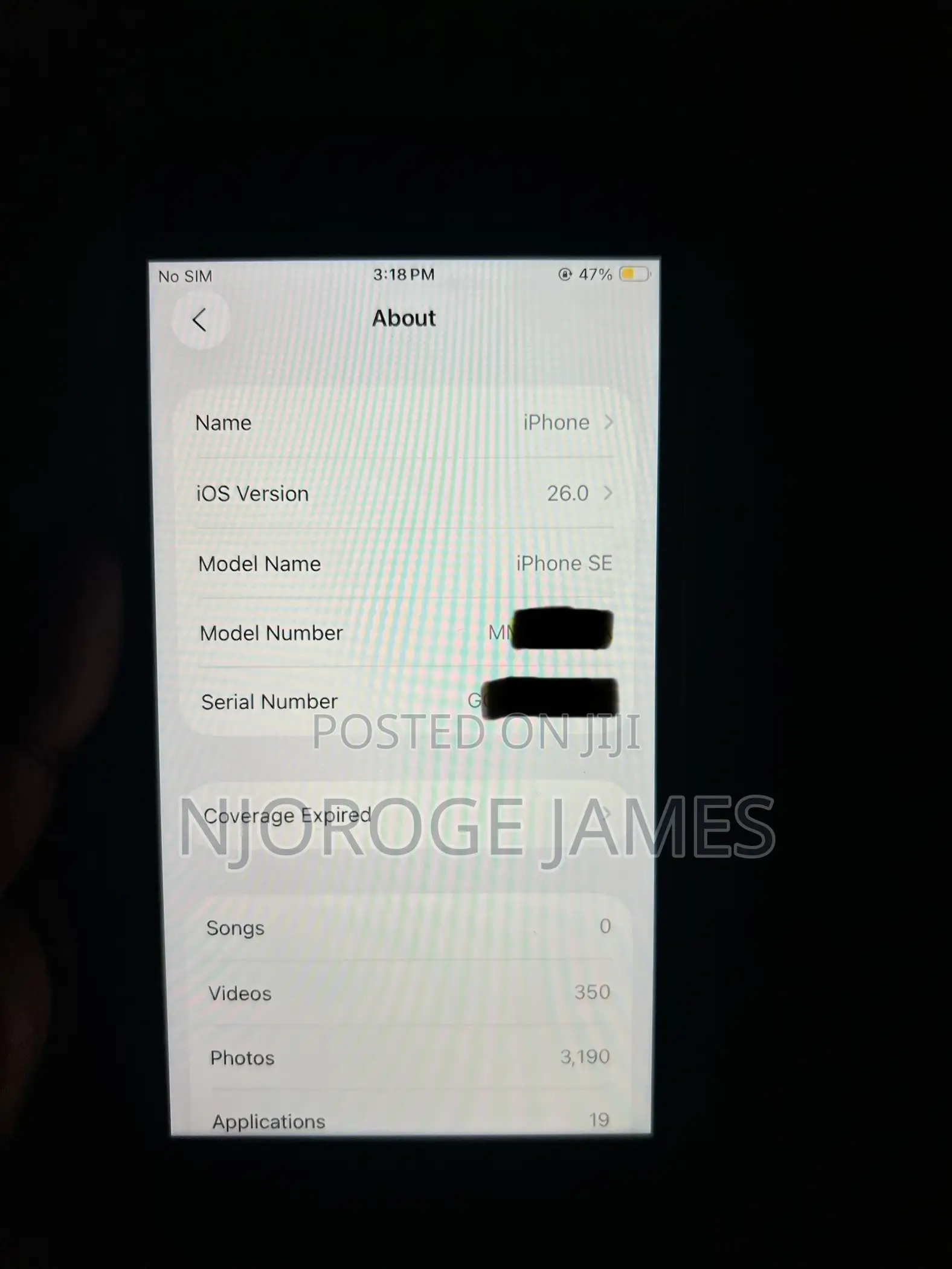 Apple iPhone SE (2022) 64 GB White