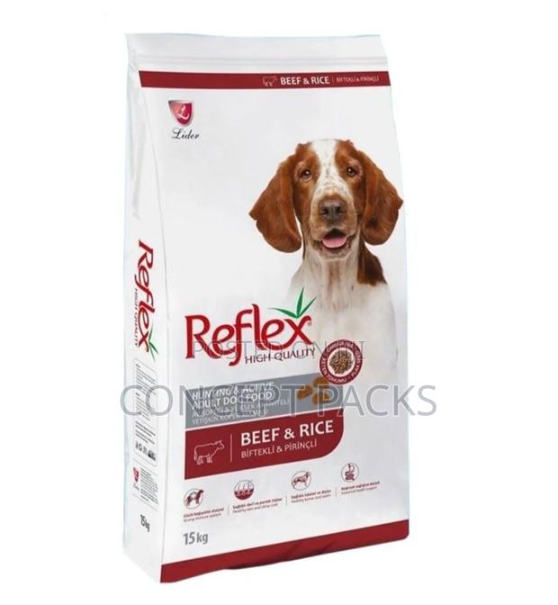 Reflex 15kg High Energy Beef Rice Adult Dog Food