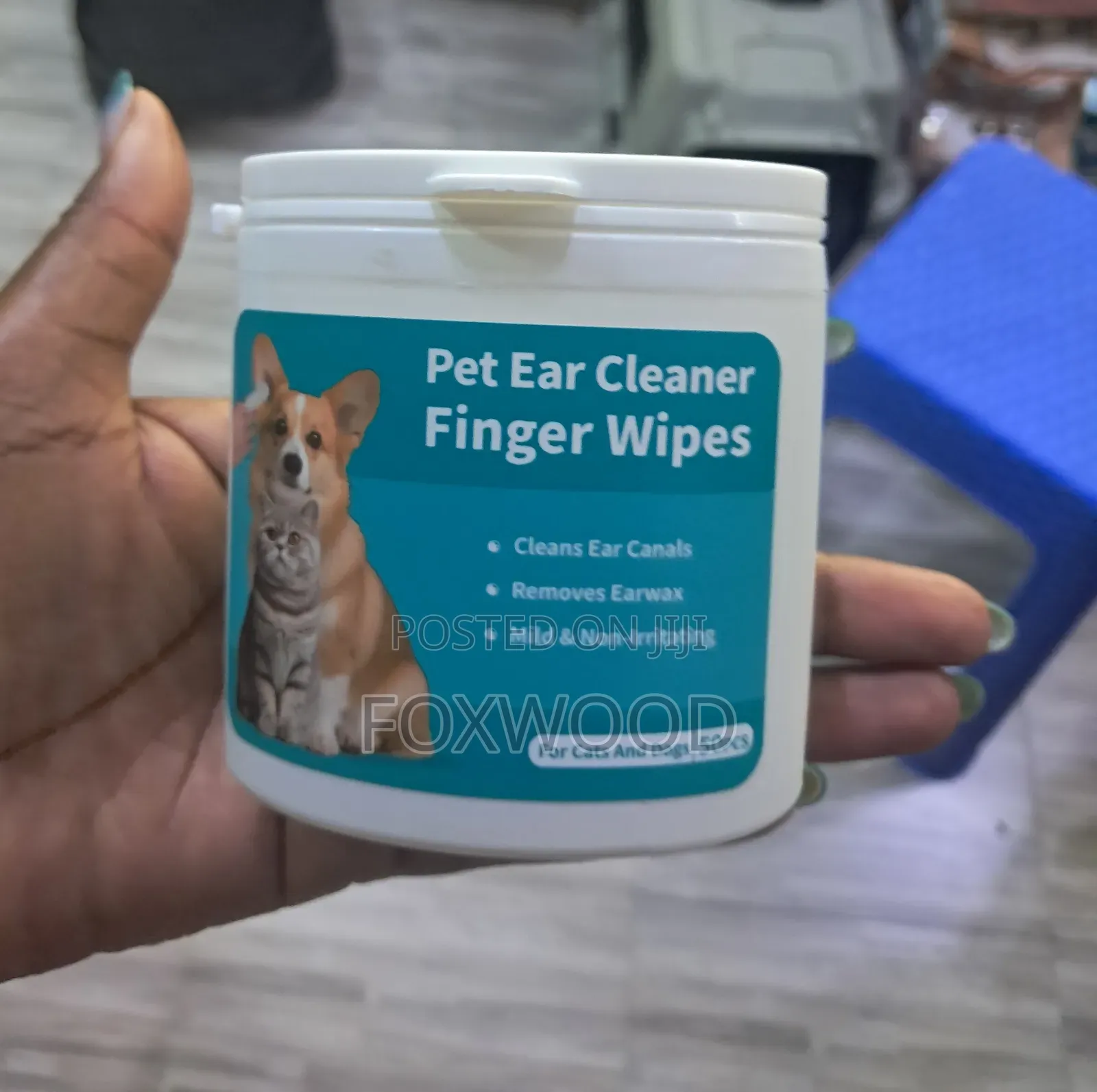 Pet Ear Cleaner Finger Wipes