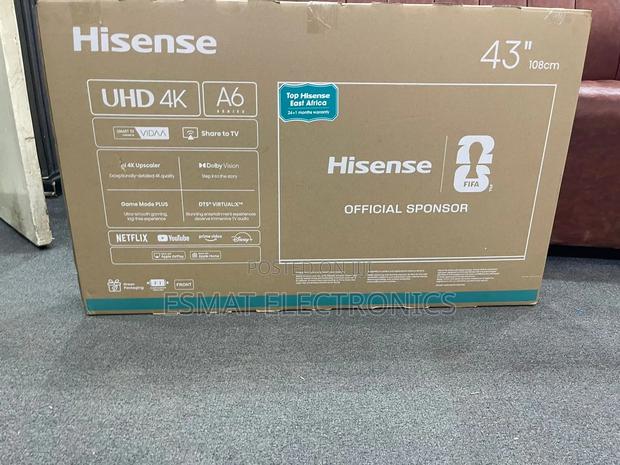 Hisense 43 Inch Uhd Smart Tv: 43a6q (2025)