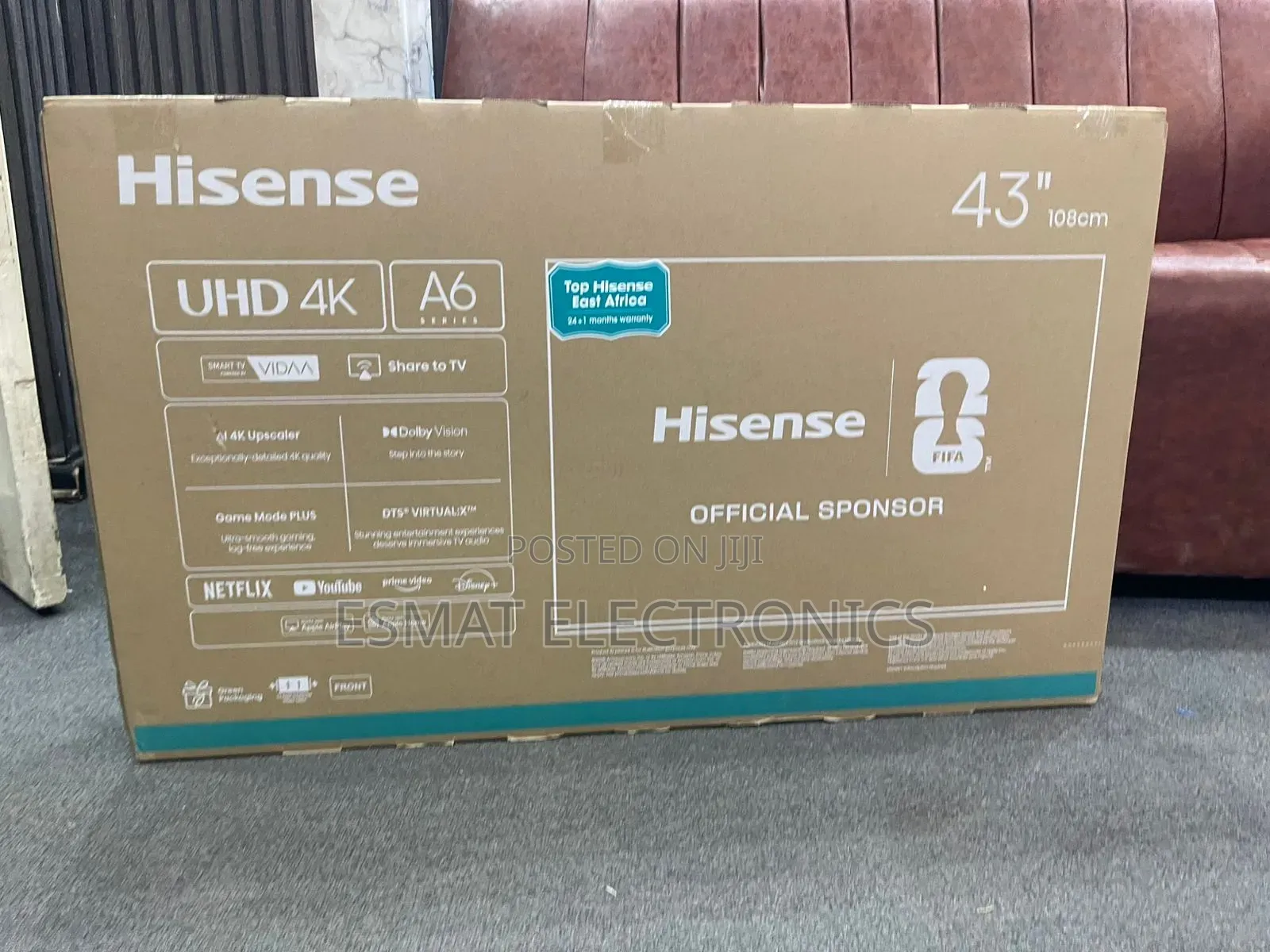 Hisense 43 Inch Uhd Smart Tv: 43a6q (2025)