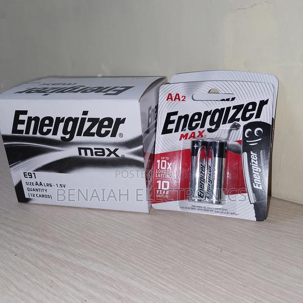 Aa Energizer Batteries (Two Pack) 1.5 V - thumbnail 2
