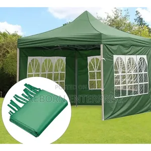 *Pop Up Gazebo Canopy Tent With 3 Window Side Walls
