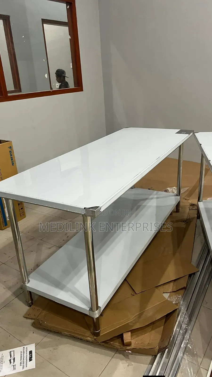 2.5*6 Ss 3p4 Entick Stainless Steel Working Tables