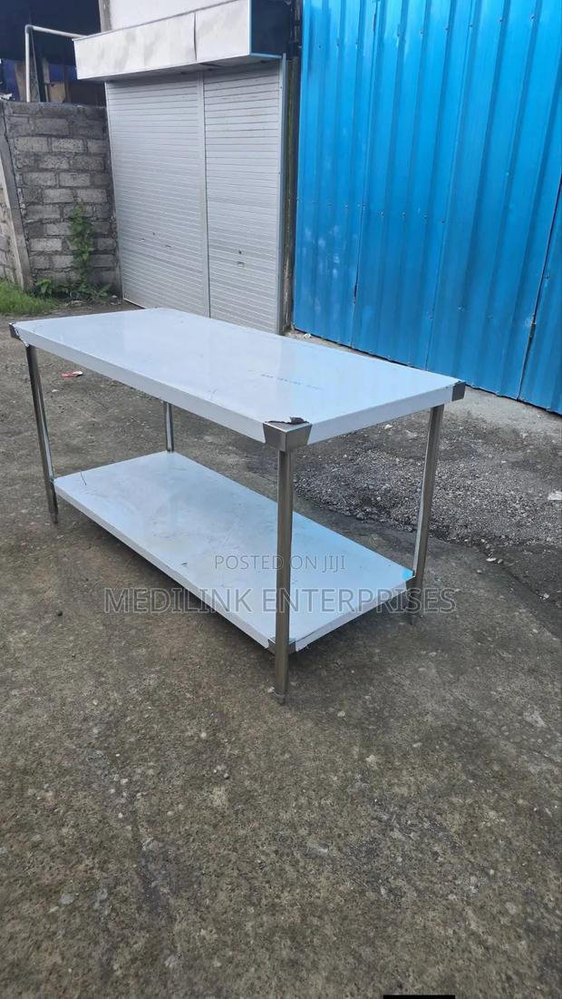 Ss 304 Stainless Steel Commercial Kitchen Table