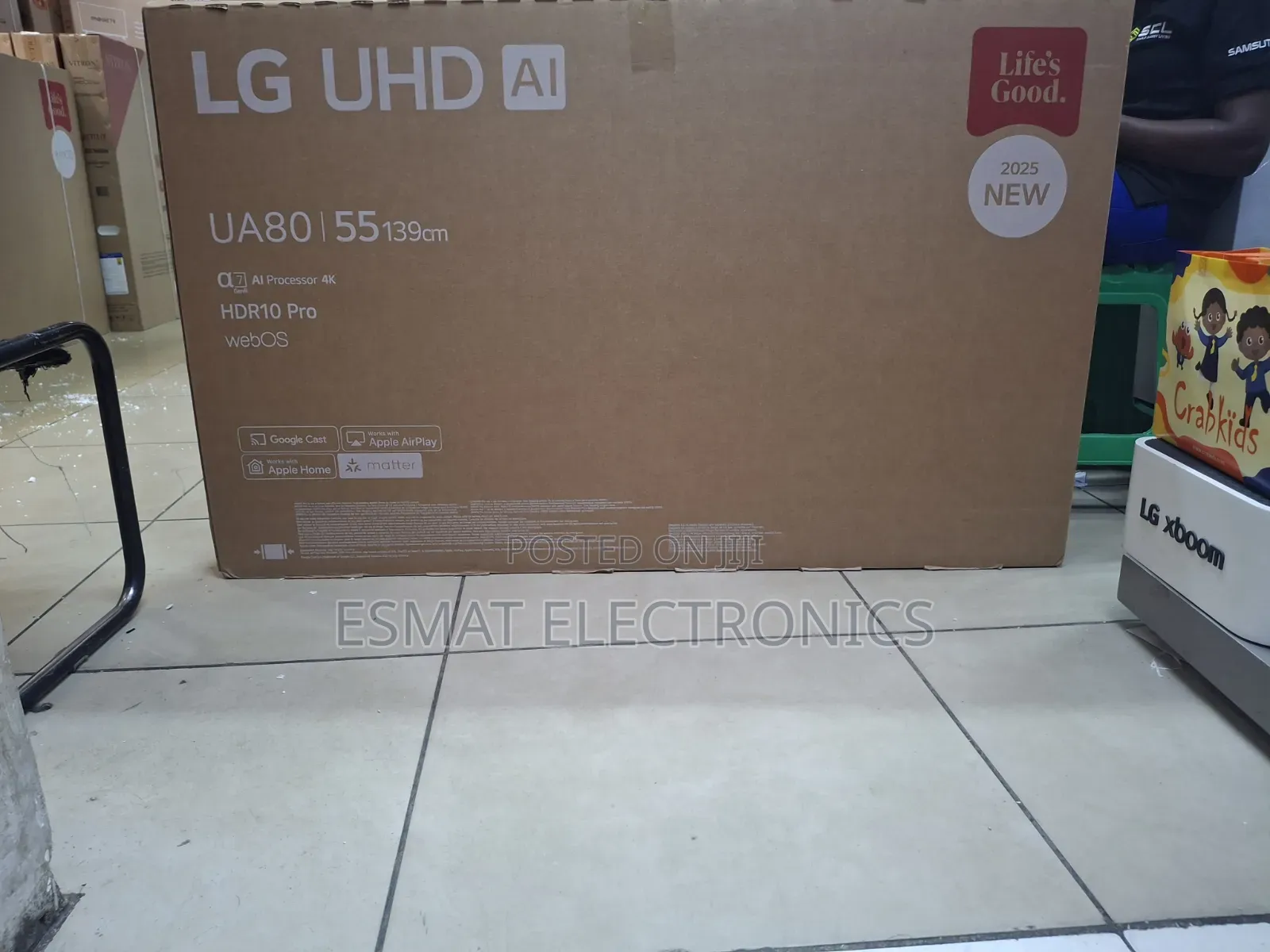 Lg 55 Inch Uhd Ai Ua80 Smart Tv Ai Magic Remote Hdr10 Webos25