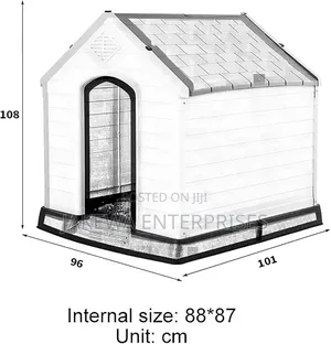 Large Dog House Pet Shelter For Outdoor Erfect For Backyards 101cm