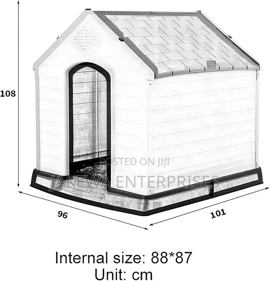 Large Dog House Pet Shelter For Outdoor Erfect For Backyards 101cm