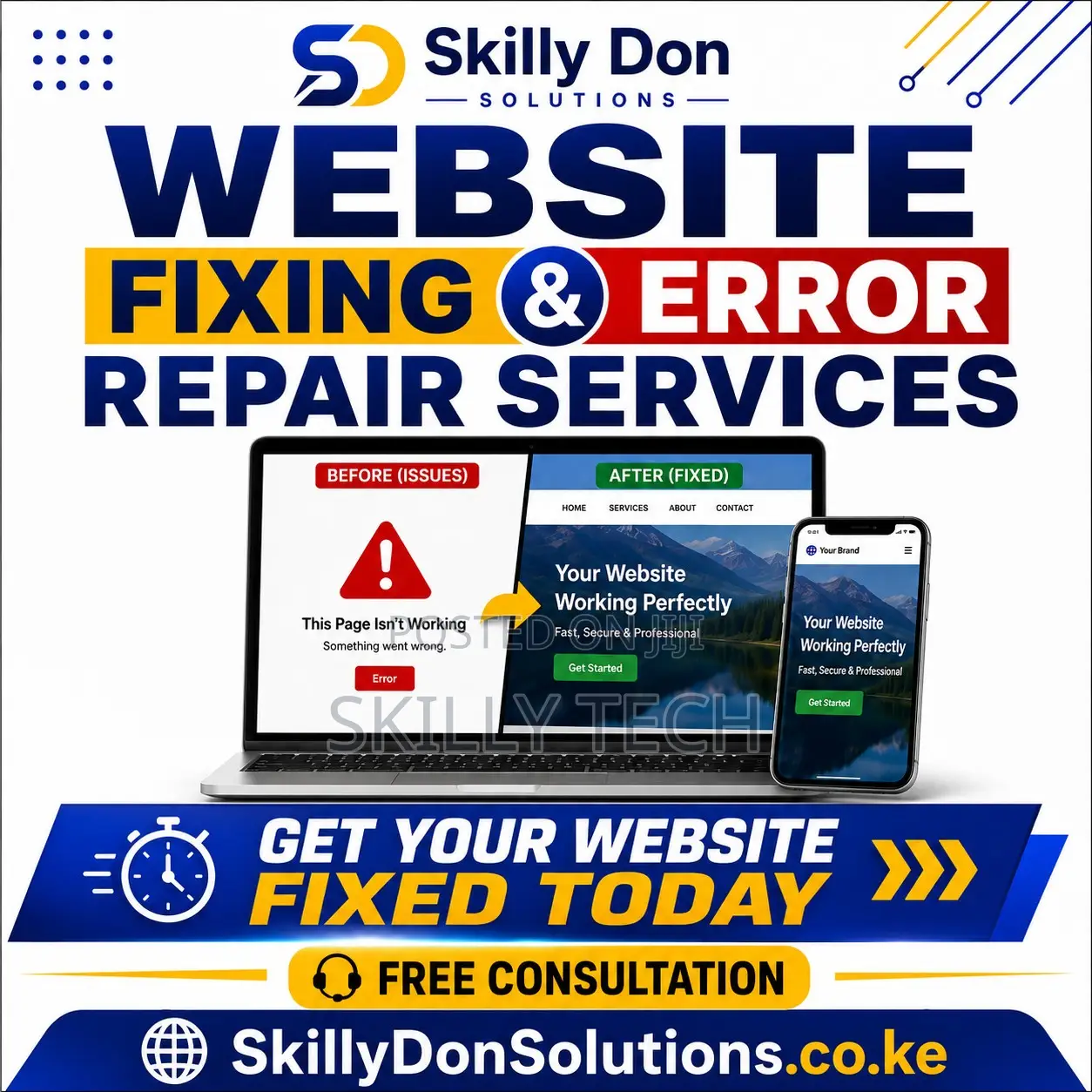 Website Fixing Error Repair Services