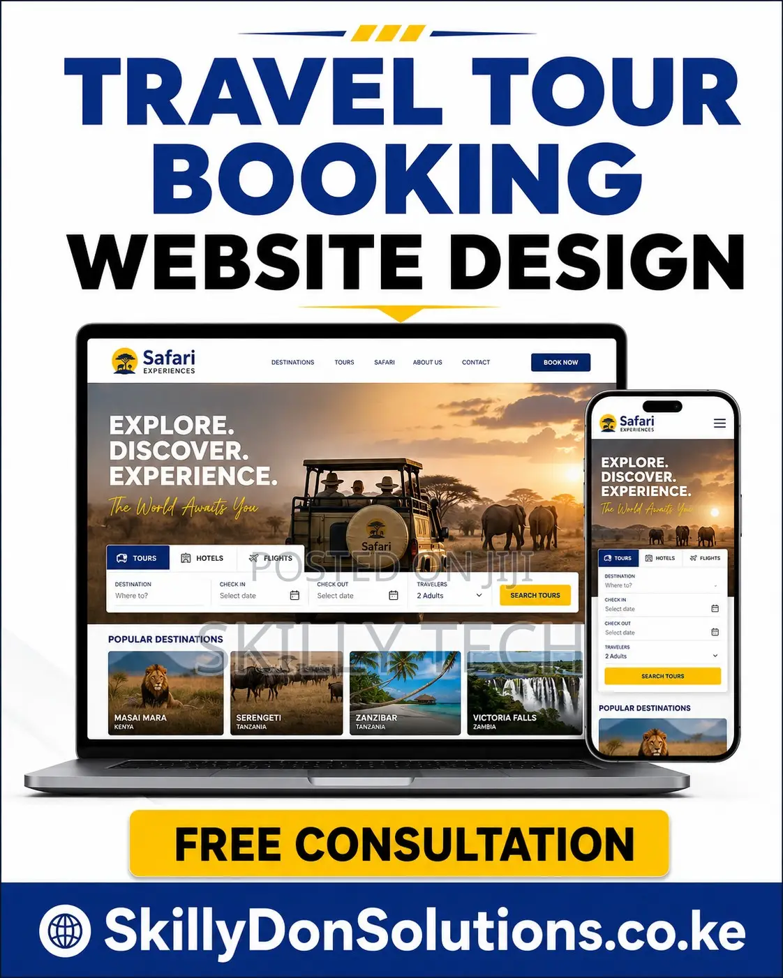 Expert Travel, Tour Booking Website Developer