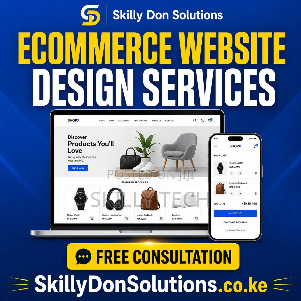 Get an Ecommerce Website Online Shop Kenya