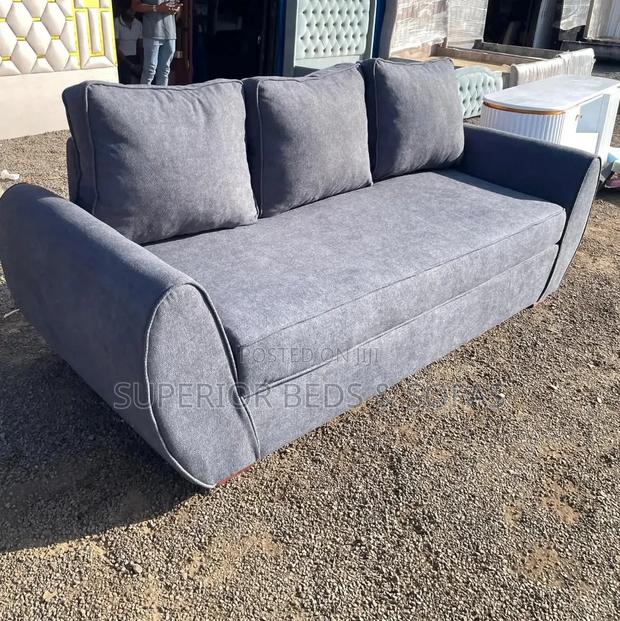 Grey 3 Seater Butterfly Sofa - main view