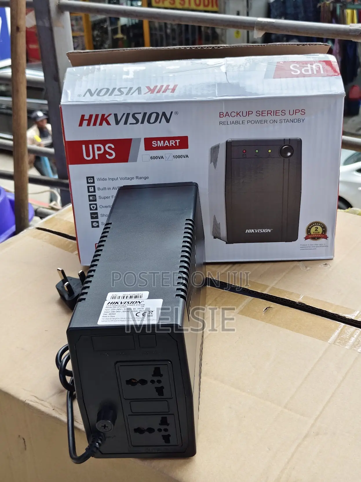 Hikvision 1000va Offline Ups Surge Protection