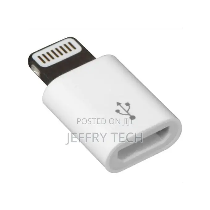 Micro Usb Otg to Lightning Adapter - Data Transfer for iPhone