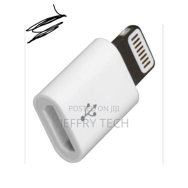 Micro Usb Otg to Lightning Adapter - Data Transfer for iPhone - thumbnail 2
