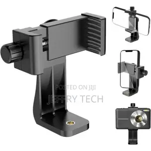 Universal Rotatable Smartphone Tripod Mount Adapter – 360° Adjustable