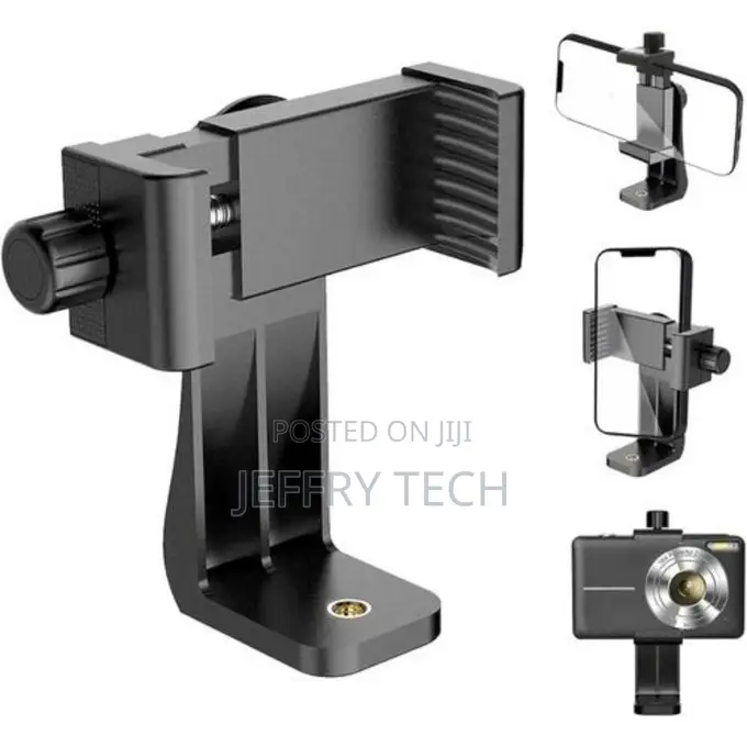 Universal Rotatable Smartphone Tripod Mount Adapter – 360° Adjustable
