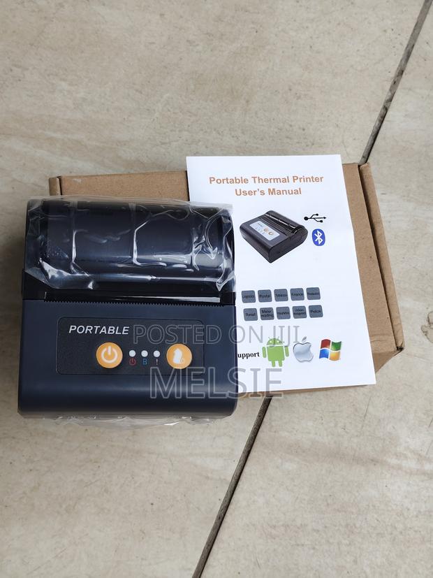 Portable 80mm Bluetooth Receipt Printer P80c Thermal Pos Machine