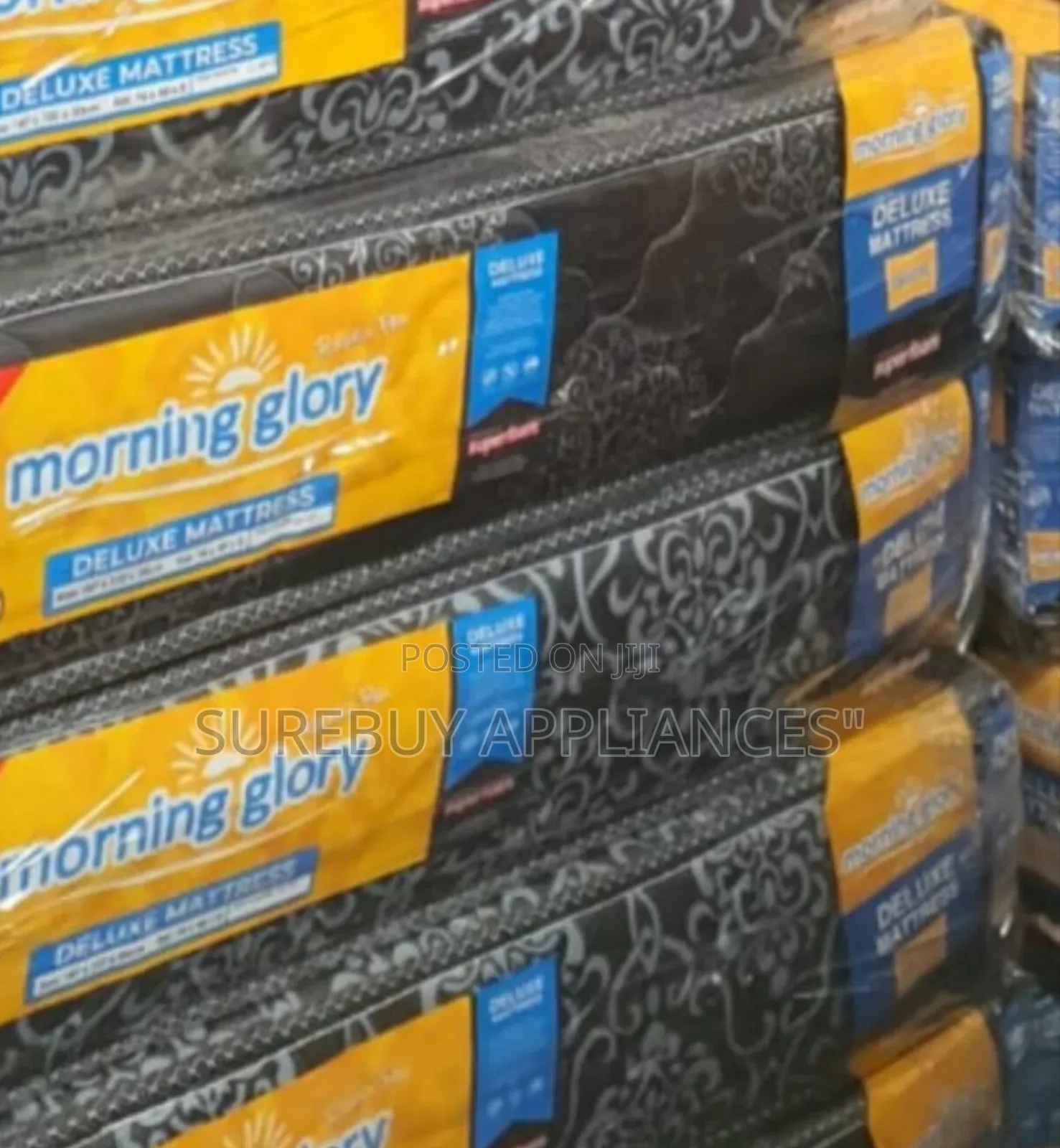 Morning Glory Medium Density Plain Mattress 4by6 6inches