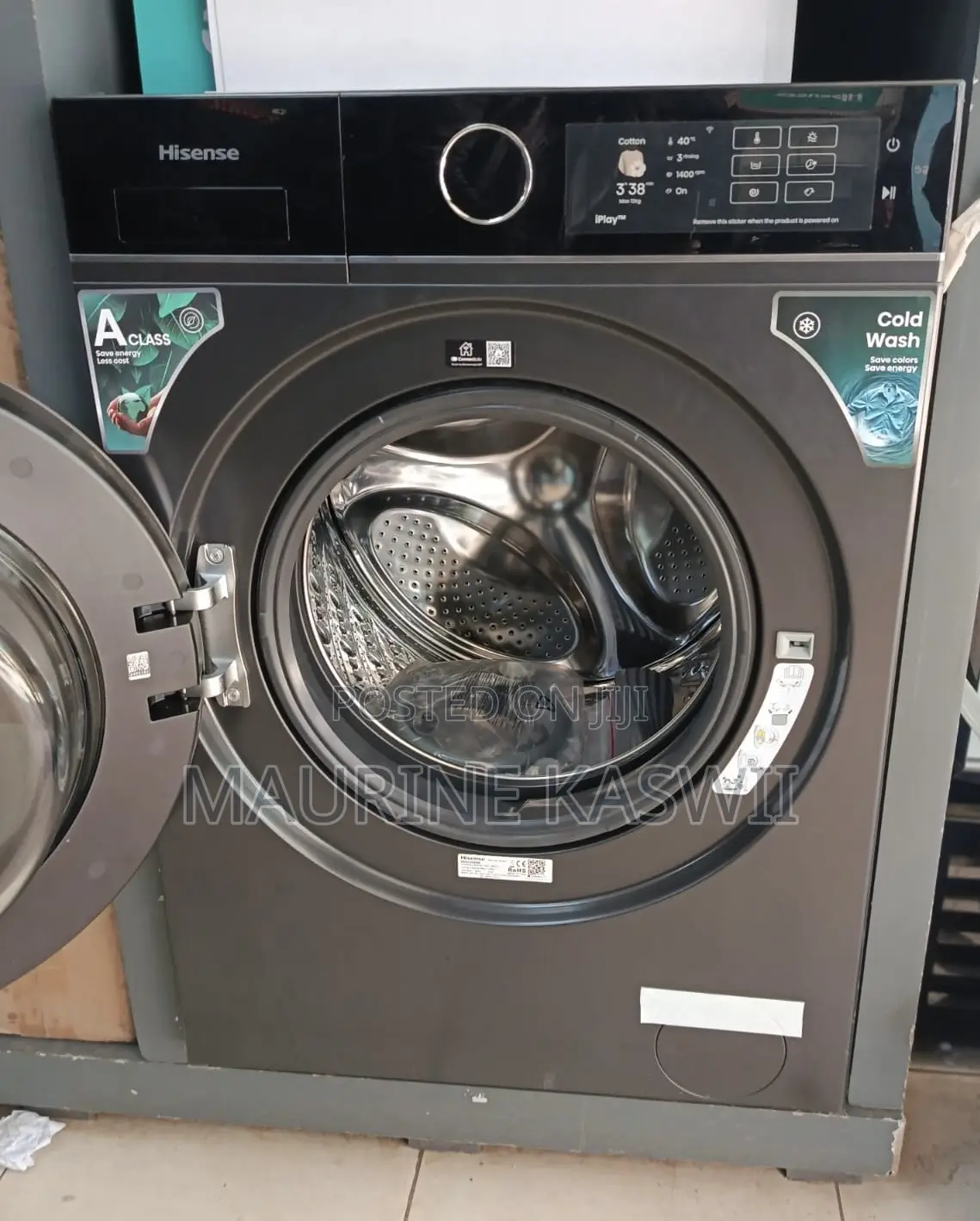 Hisense Washing Machine Front Load 12/8kg Series 5i on Inverter Motor