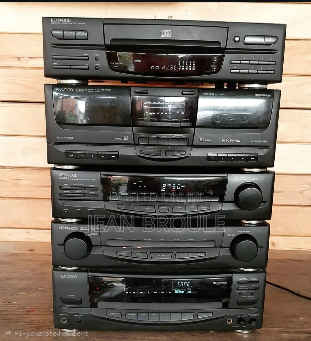Integrated Kenwood a-58 Stereo System