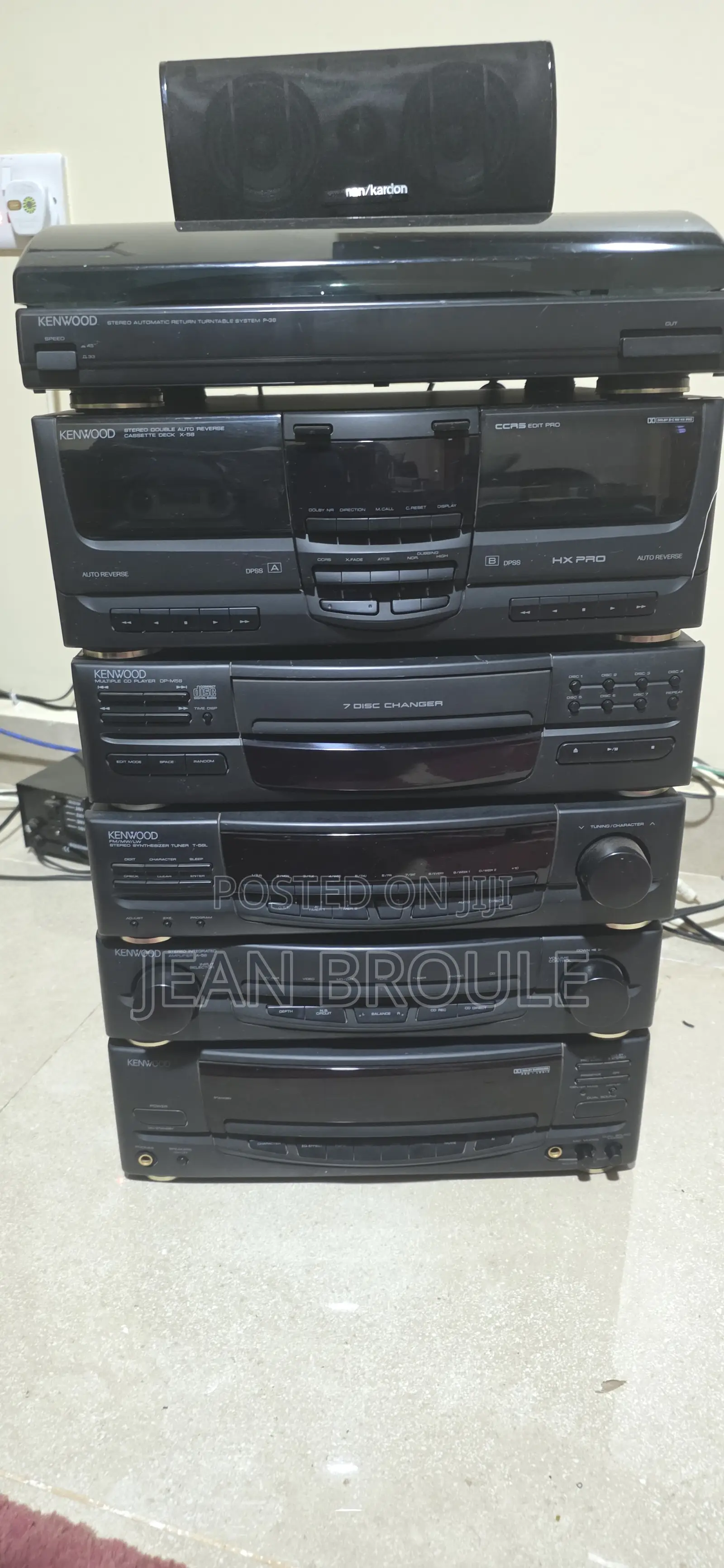 Integrated Kenwood a-58 Stereo System