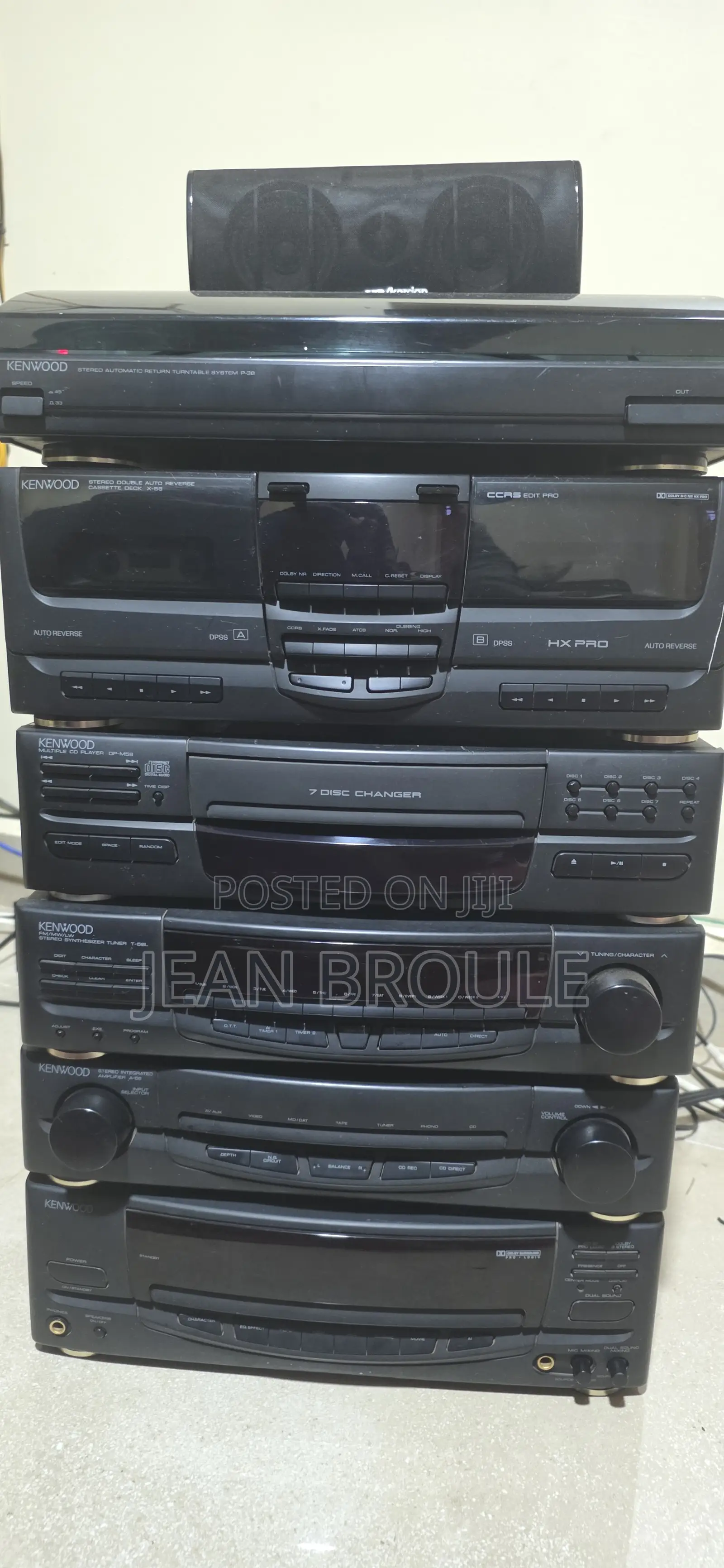 Integrated Kenwood a-58 Stereo System