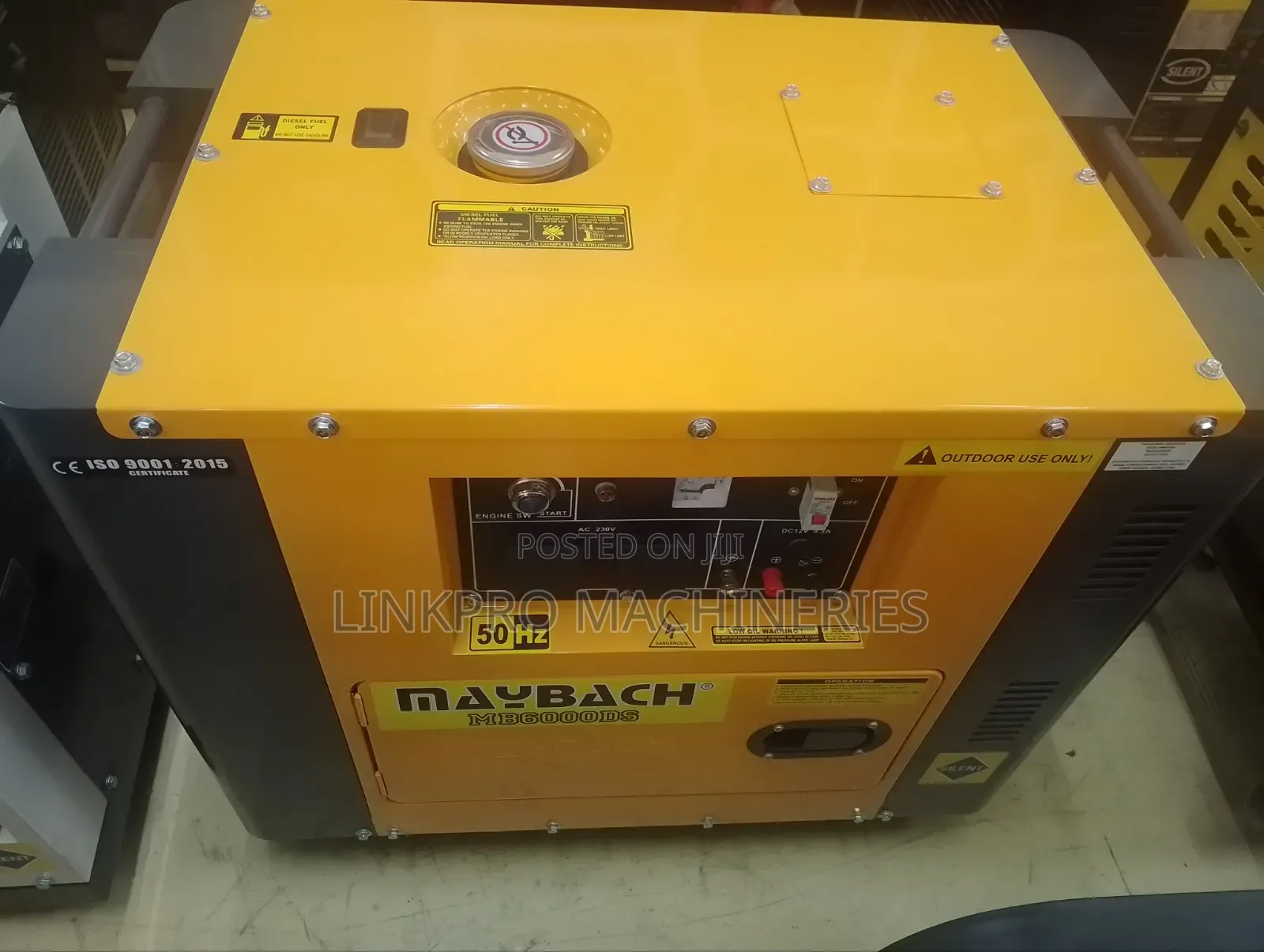 Maybach 6.5kva Single Phase Diesel Generator