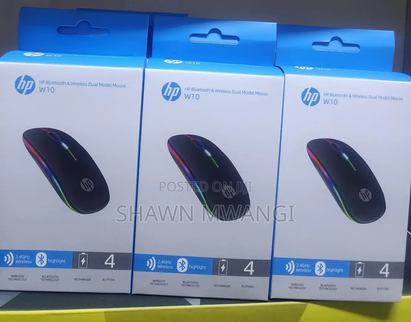 Hp W10 Wireless and Rechargable Mouse
