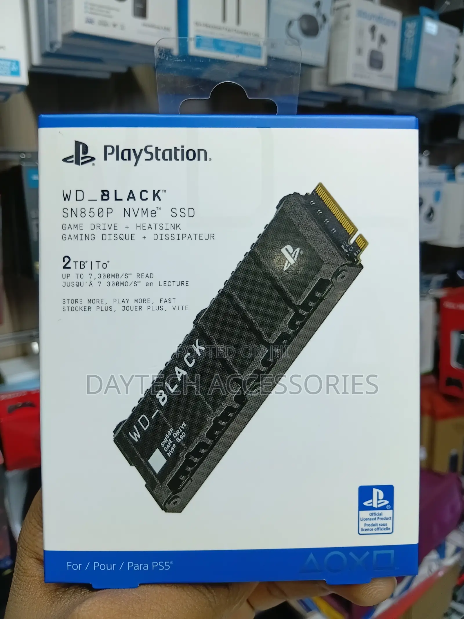 Wd 2tb Wd_black Sn850p M.2 Nvme SSD for Playstation 5