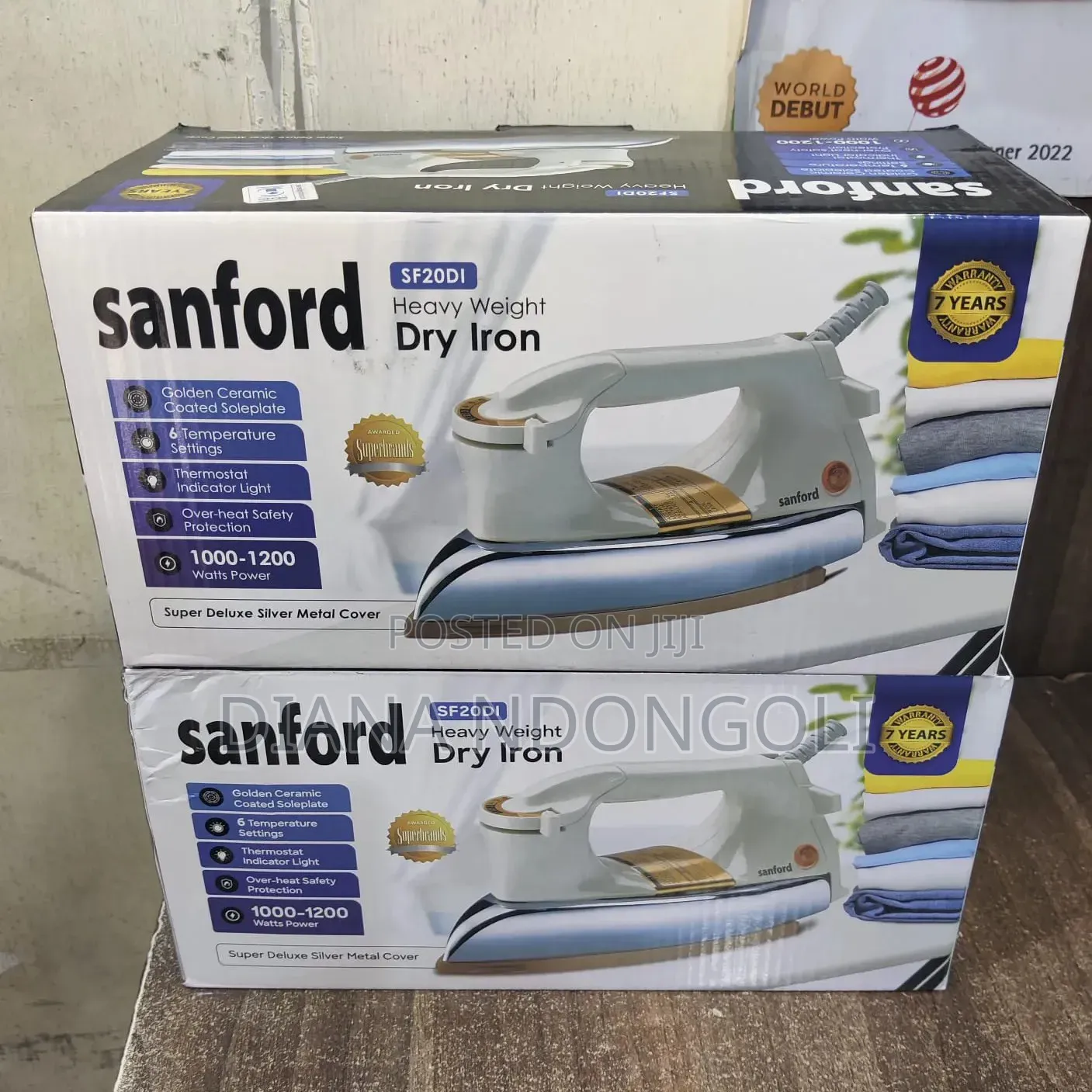 Sanford Heavy Duty Dry Iron Box