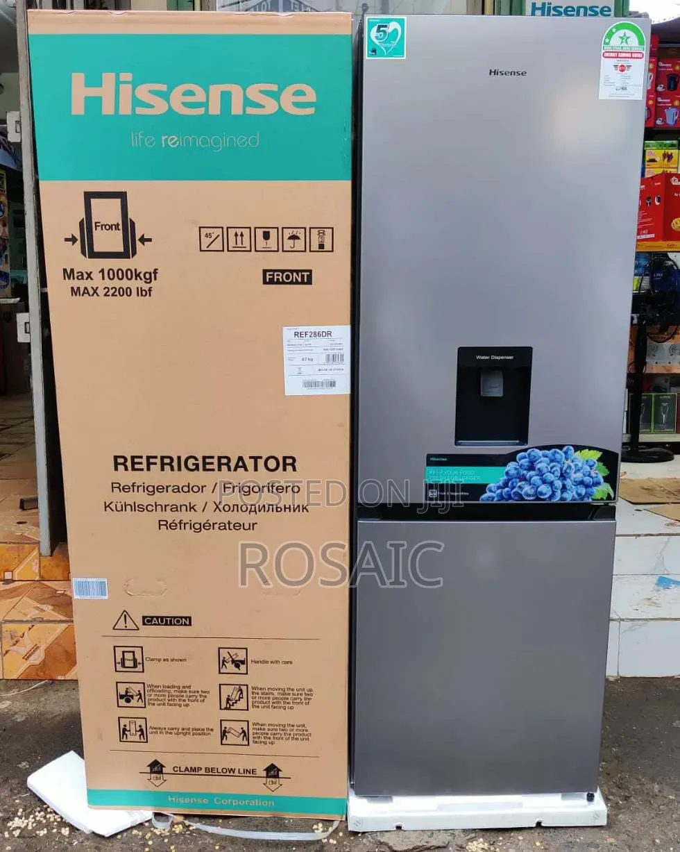 Hisense 230l Double Door Bottom Freezer No Frost Refrigerator