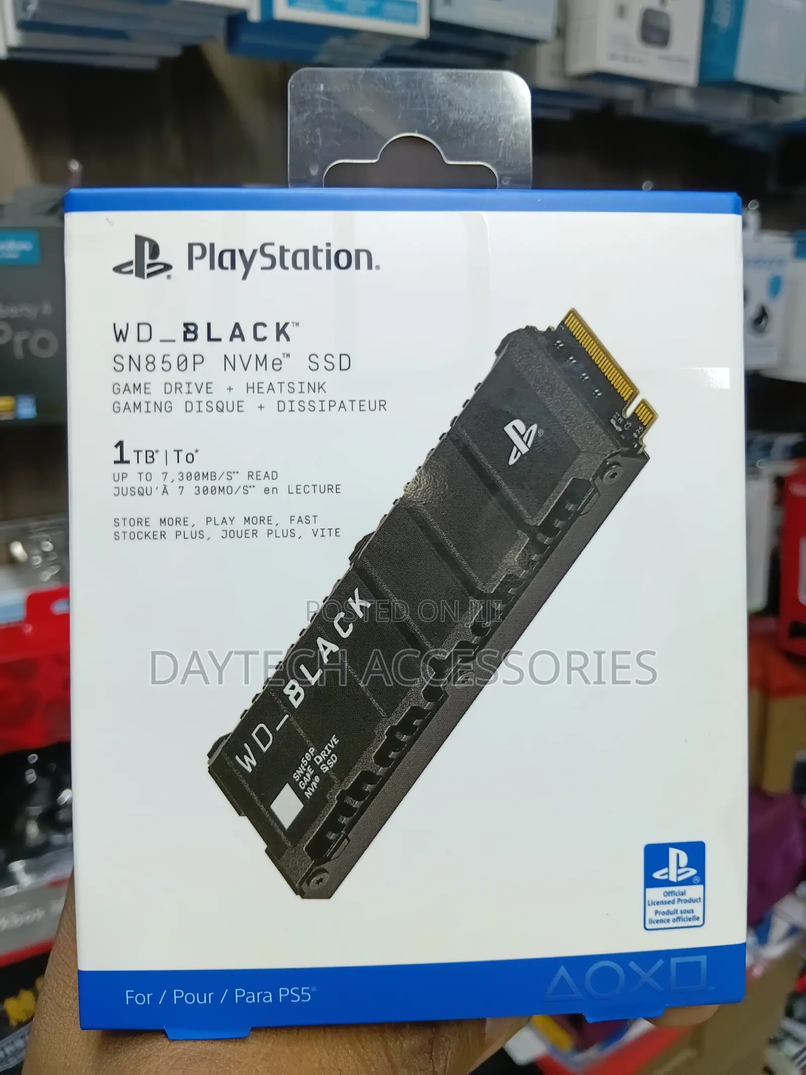 Wd Black Sn850p Nvme Ssd For Ps5 1tb.