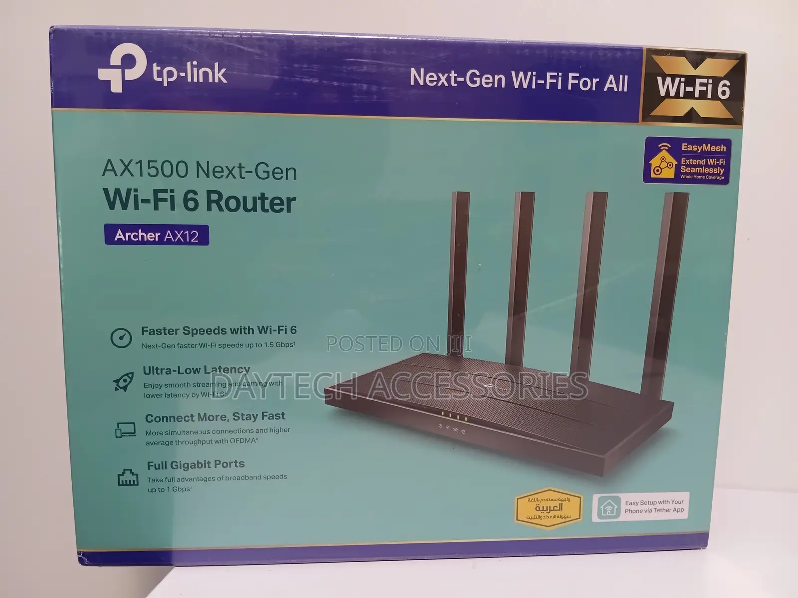 Tp-Link Ax1500 Wi-Fi 6 Router – Tl-Archer Ax12