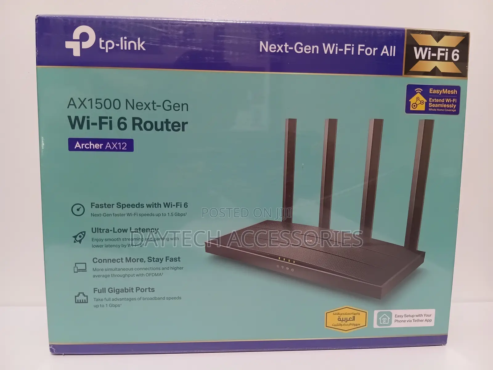 Tp-Link Ax1500 Wi-Fi 6 Router – Tl-Archer Ax12