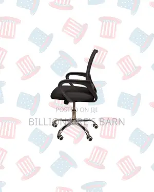 Modern Office Chair Ergonomic Fabric Seat With Lumbar Support