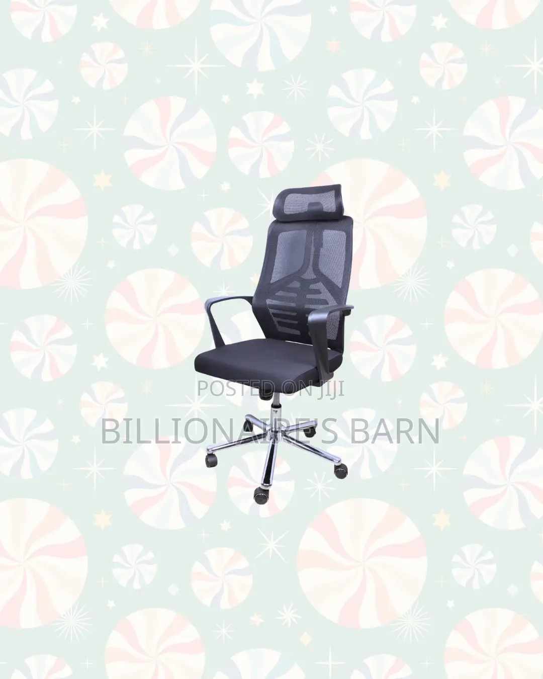 Mesh Office Chair Headrest Lumbar Support Nairobi Special Today