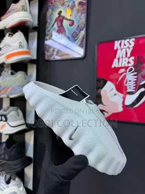 White Nike Mind 001 Mules