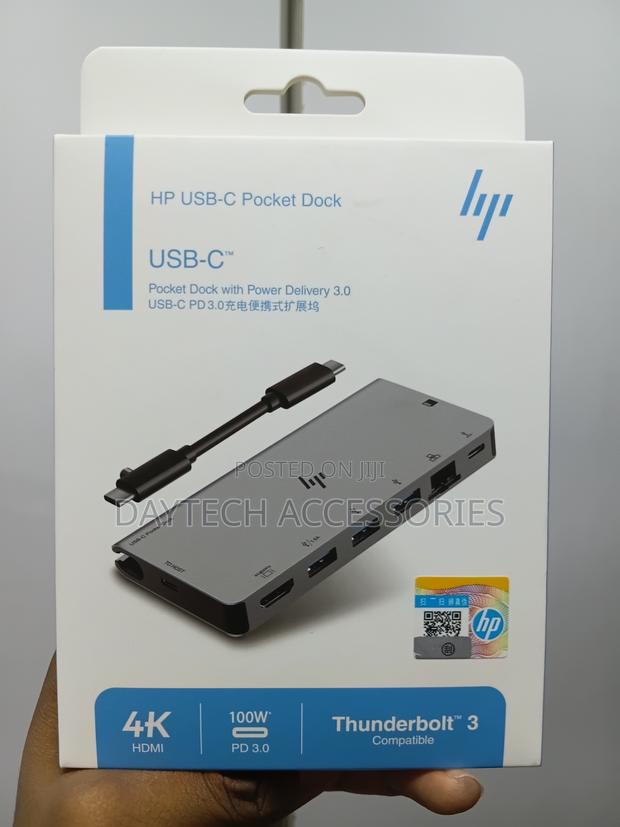 This Is an Hp Usb-C Pocket Dock (8-in-1) Model 55f47p3