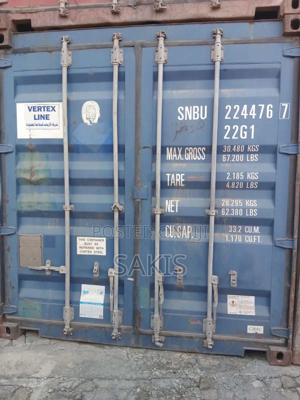 Neat! 20-Foot Empty Containers in Kenya