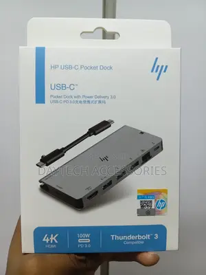 Hp 55f47p3 Type-C Usb 3.0 8-in-1 Multifunctional Docking Station.