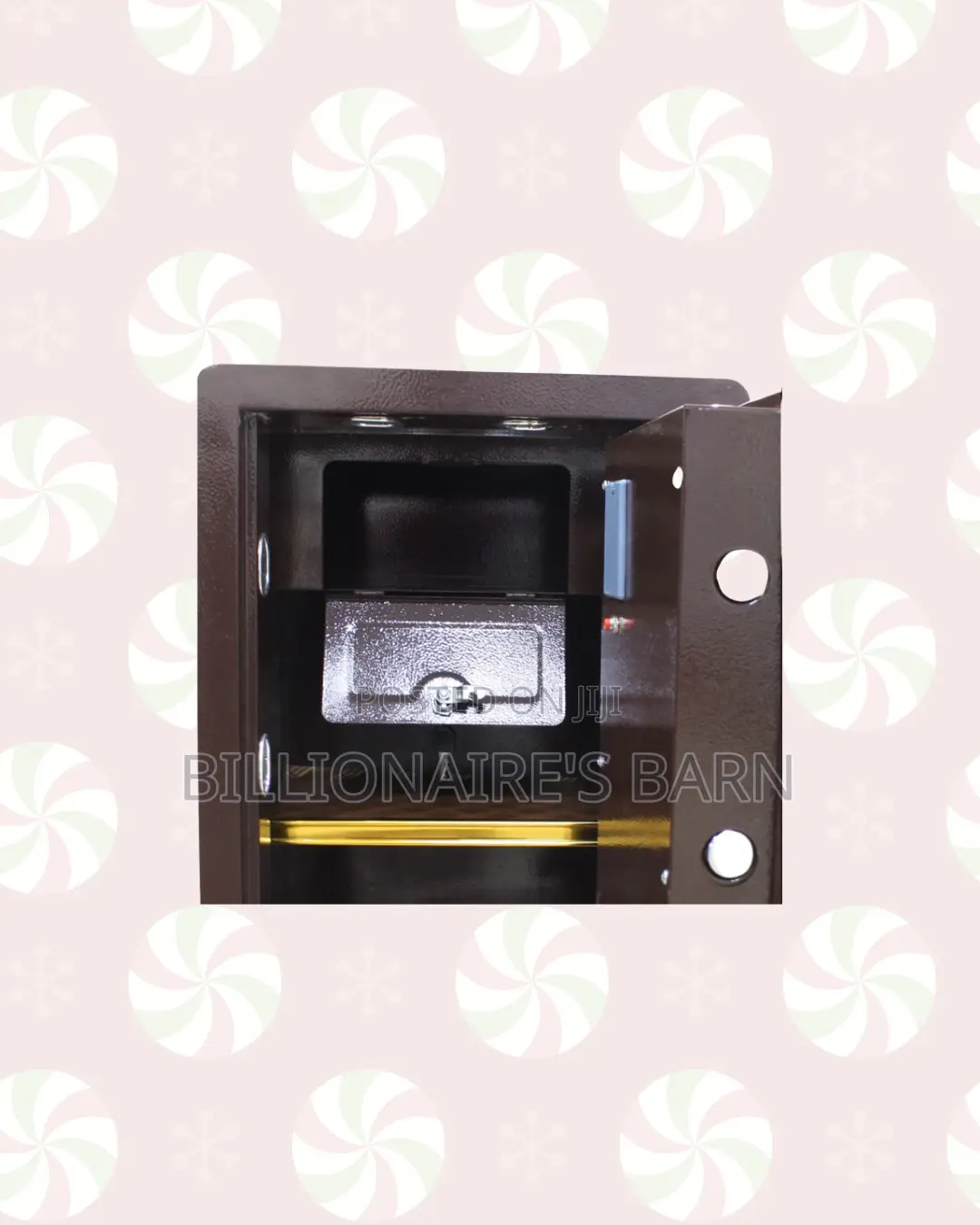 Fireproof Biometric Safe 80 Kg Large Capacity Plus Electronic Keypad