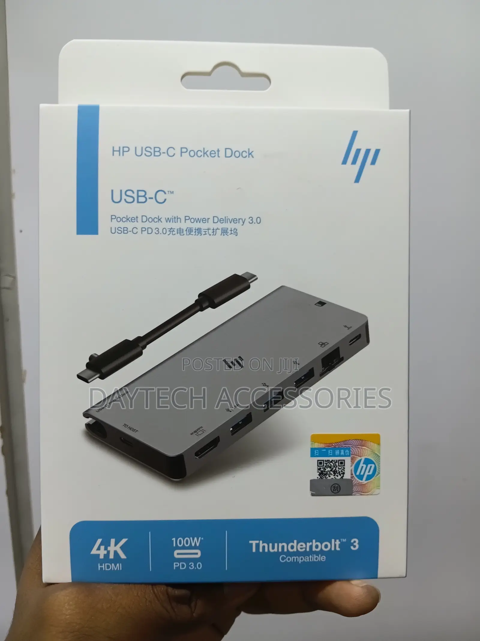 8-in-1 Hp Docking Station Hi Speed Usb-C Pocket Dock.
